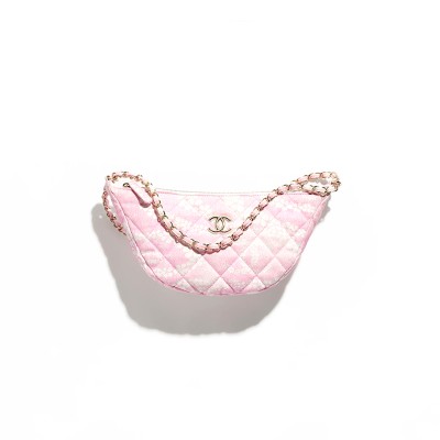 CHANEL LARGE HOBO BAG PRINTED DENIM AS5431 (29*15.5*7.5cm)